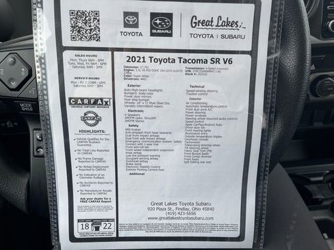 Used 2021 Toyota Tacoma SR AWD/4WD image 27