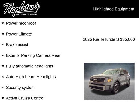 Used 2025 Kia Telluride S FWD image 6