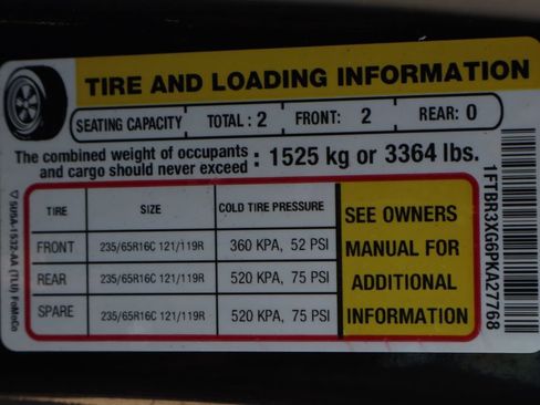 Used 2023 Ford Transit 250 148 High Roof Extended w/ Load Area Protection Package RWD image 46