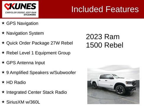Used 2023 RAM 1500 Rebel w/ Rebel Level 1 Equipment Group AWD/4WD image 3