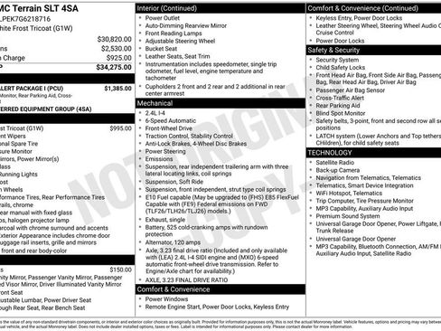Used 2016 GMC Terrain SLT w/ Driver Alert Package I FWD image 4
