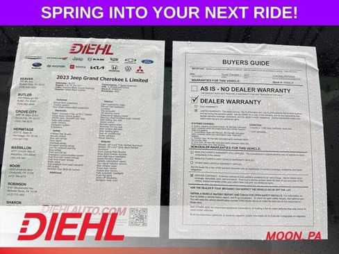 Certified 2023 Jeep Grand Cherokee L Limited w/ Black Appearance Package AWD/4WD image 8