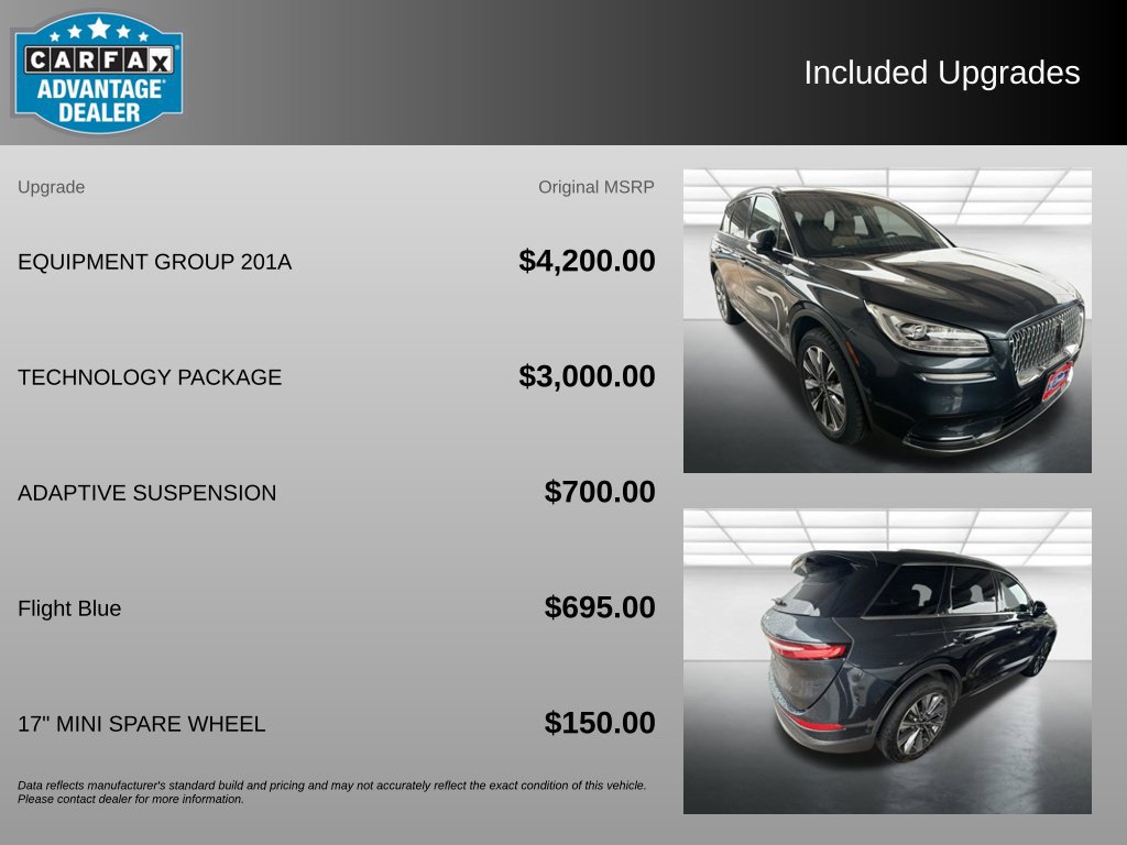 Used 2021 Lincoln Corsair Reserve w/ Equipment Group 201A FWD image 3