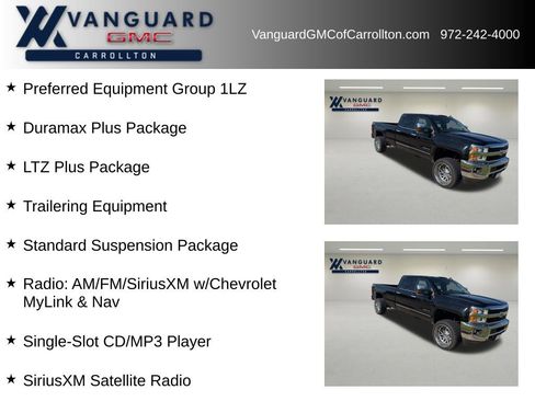 Used 2015 Chevrolet Silverado 3500 LTZ w/ Duramax Plus Package AWD/4WD image 3