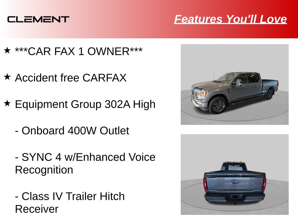 Used 2023 Ford F150 XLT w/ Equipment Group 302A High AWD/4WD image 9