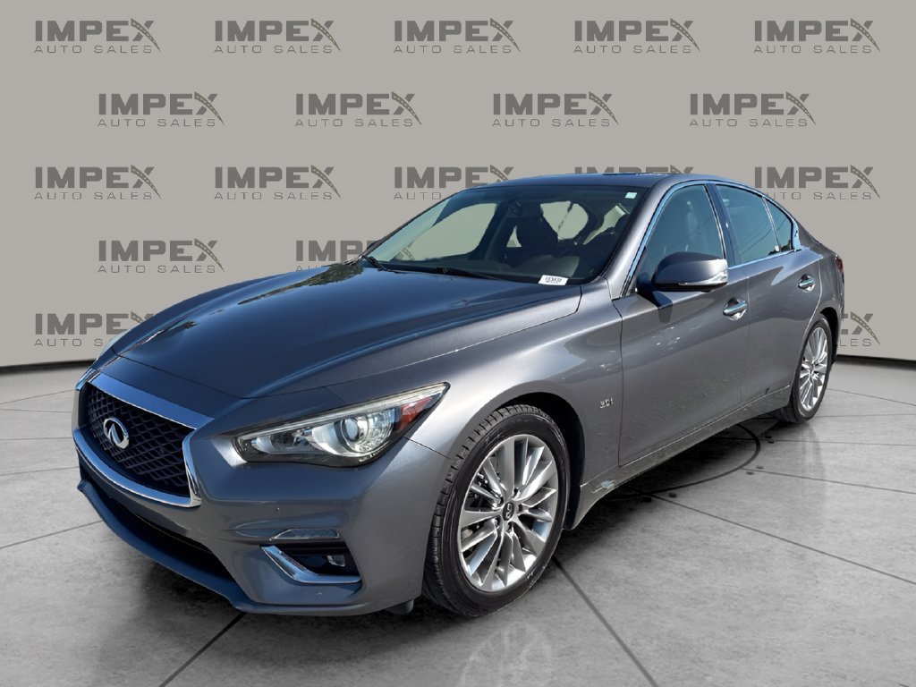 Used 2018 INFINITI Q50 Luxe w/ Essential Package (3.0T Luxe) RWD image 1
