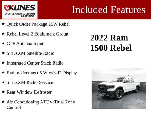 Used 2022 RAM 1500 Rebel w/ Rebel Level 2 Equipment Group AWD/4WD image 3