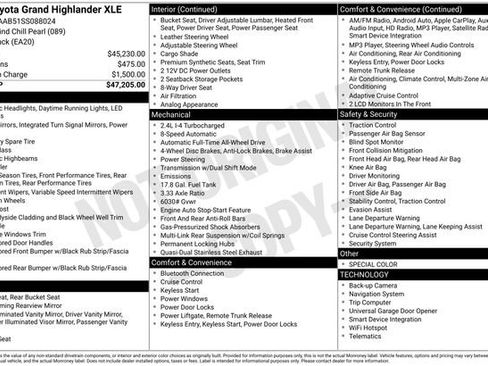 Used 2025 Toyota Grand Highlander XLE image 3