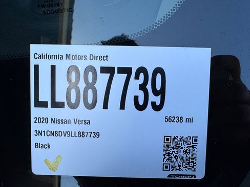 Used 2020 Nissan Versa S FWD image 19