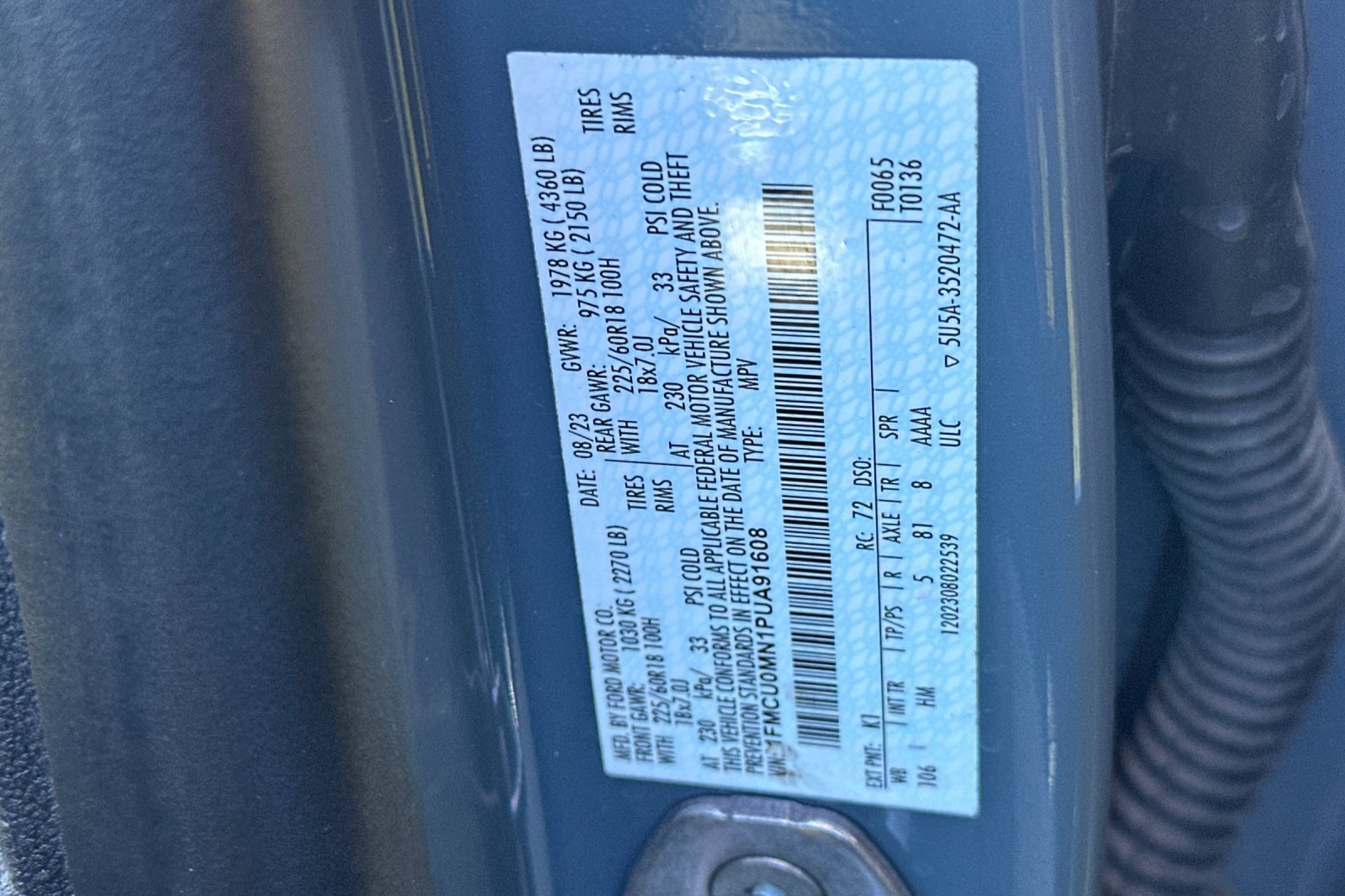 Used 2023 Ford Escape ST-Line w/ Tech Pack #1 FWD image 27
