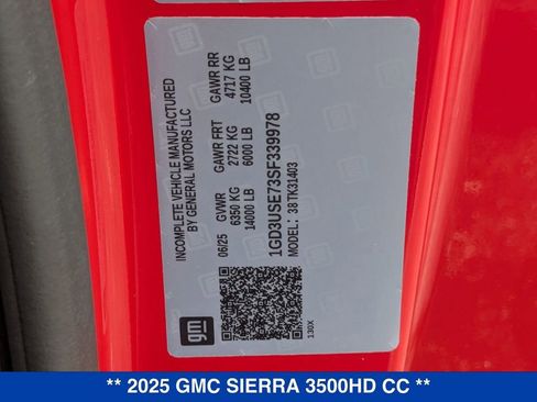 New 2025 GMC Sierra 3500 Pro w/ Convenience Package AWD/4WD image 30