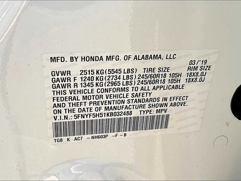 Used 2019 Honda Pilot EX-L image 37