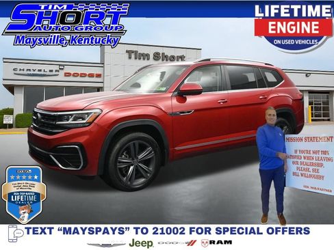 Used 2022 Volkswagen Atlas SEL R-Line AWD/4WD image 1