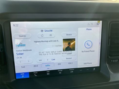 New 2025 Ford Bronco 4-Door w/ Sasquatch Package image 23