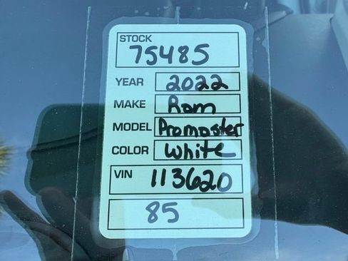 Used 2022 RAM ProMaster 1500 FWD image 29