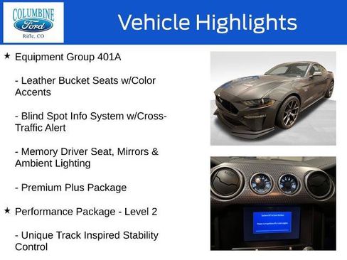 Certified 2020 Ford Mustang GT Premium w/ Performance Package - Level 2 RWD image 4