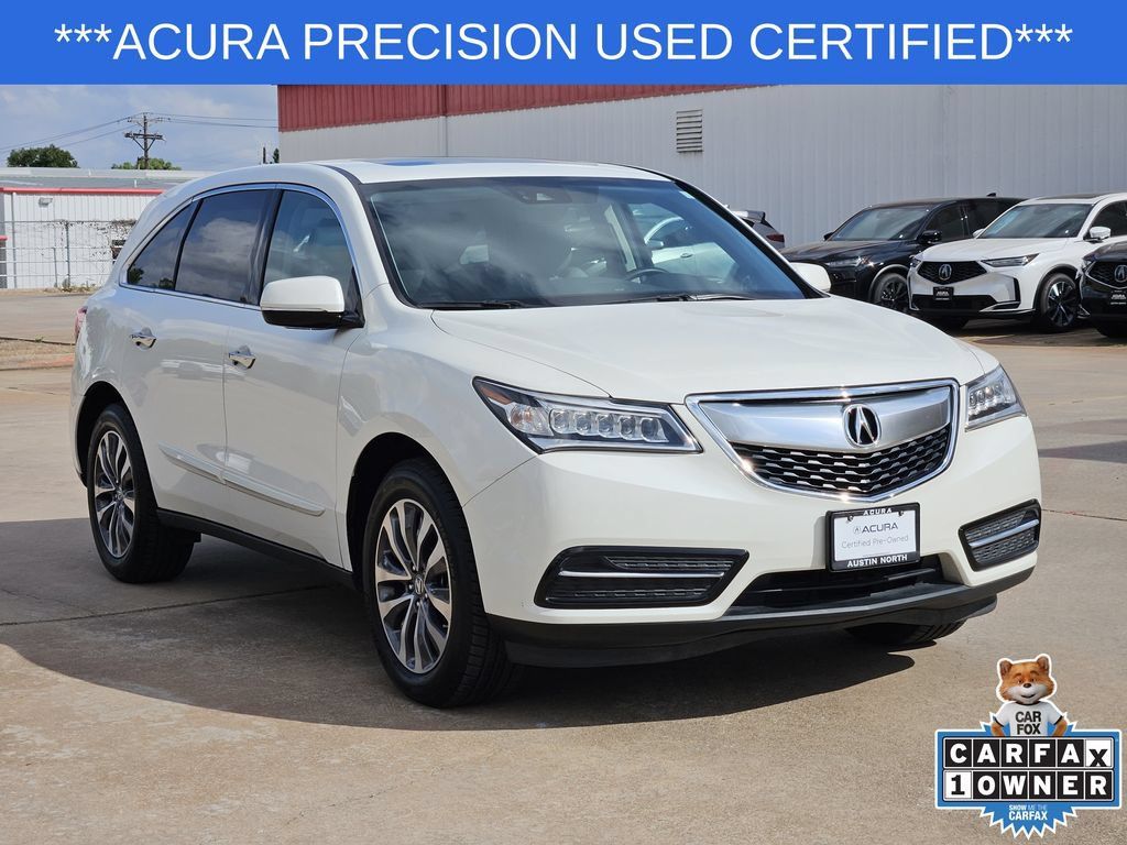 Used 2016 Acura MDX w/ Technology Package AWD/4WD image 3