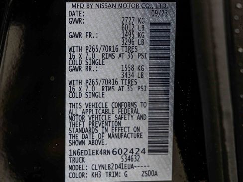 Certified 2024 Nissan Frontier SV w/ Tow Package image 25