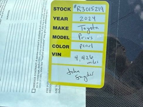 Used 2024 Toyota Prius Limited w/ Limited Premium Package AWD/4WD image 18