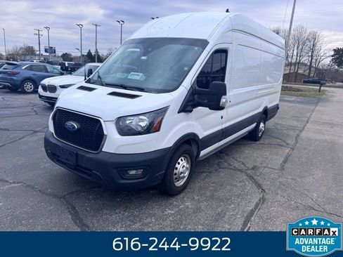 Used 2022 Ford Transit 350 148 High Roof Extended AWD w/ Parcel Delivery Package image 3