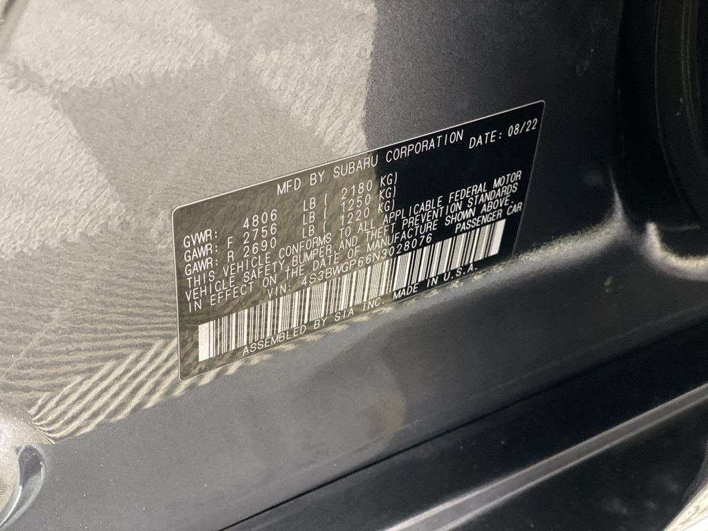 Used 2022 Subaru Legacy Touring XT AWD/4WD image 20