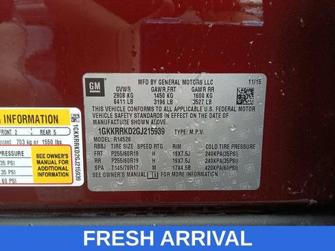 Used 2016 GMC Acadia SLT w/ Open Road Package FWD image 20