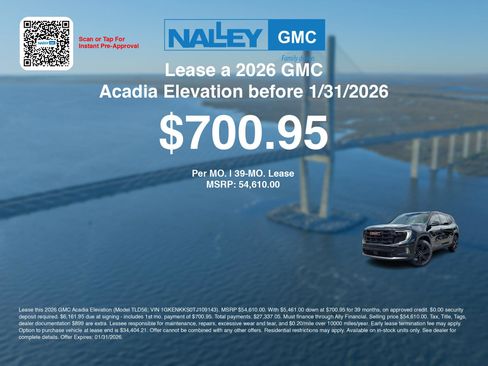 New 2026 GMC Acadia Elevation w/ Black Edition image 3