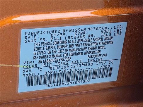 Used 2022 Nissan Sentra SR FWD image 22