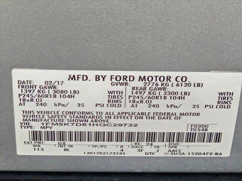 Used 2017 Ford Explorer XLT w/ Equipment Group 201A FWD image 21