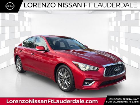 Used 2024 INFINITI Q50 Luxe w/ Cargo Package RWD image 1