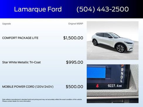 Certified 2024 Ford Mustang Mach-E Select w/ Comfort Package Lite image 2