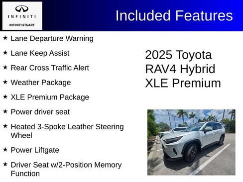 Used 2025 Toyota RAV4 XLE Premium w/ Weather Package AWD/4WD image 3