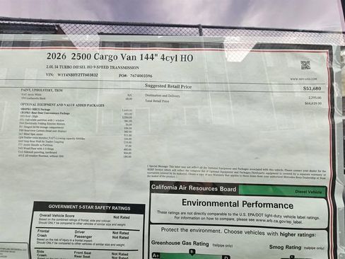 New 2026 Mercedes-Benz Sprinter 2500 image 21