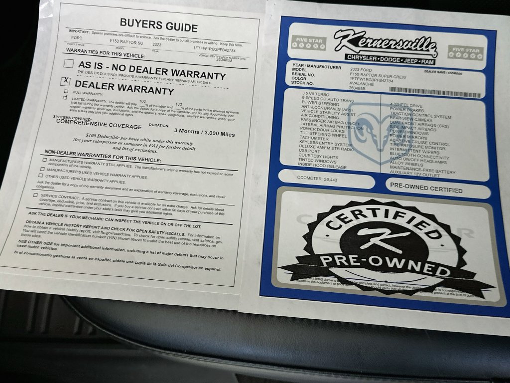 Used 2023 Ford F150 Raptor AWD/4WD image 38