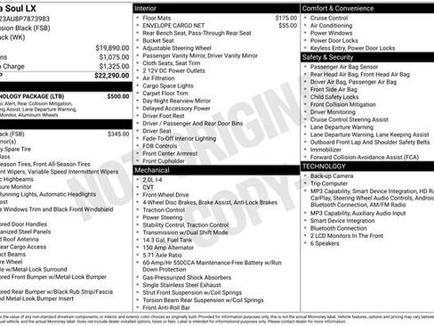 Used 2023 Kia Soul LX w/ LX Technology Package FWD image 10