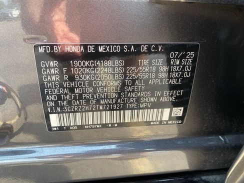 Certified 2026 Honda HR-V EX-L image 18