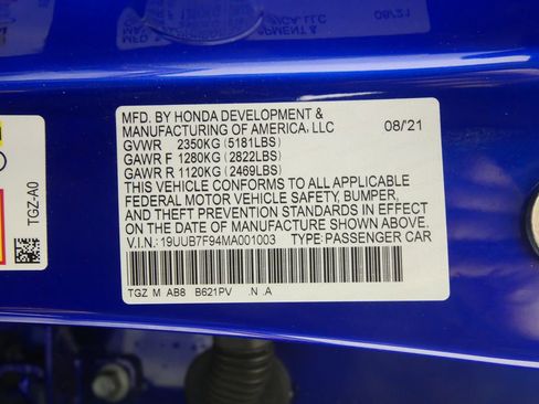 Used 2021 Acura TLX Type S image 27