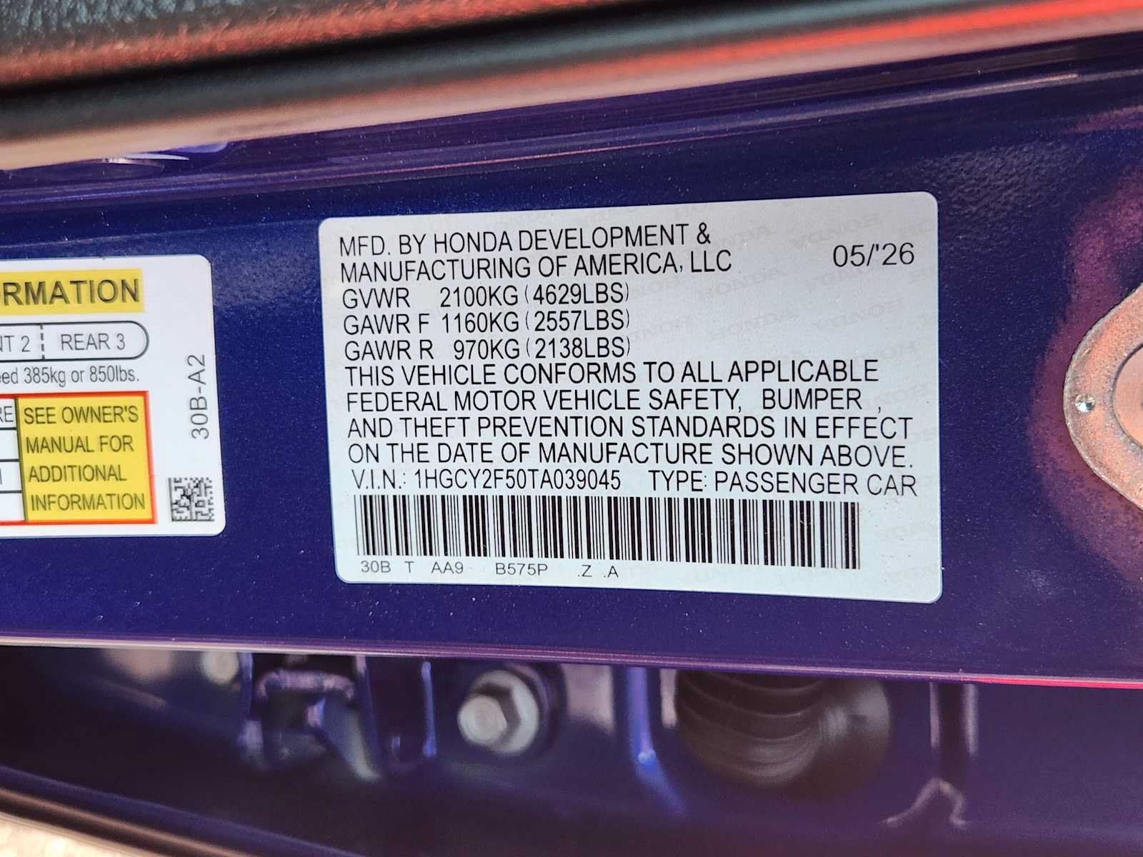 Used 2026 Honda Accord Sport image 32