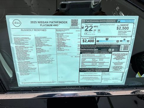 New 2025 Nissan Pathfinder Platinum w/ Lighting Package (N93) AWD/4WD image 42