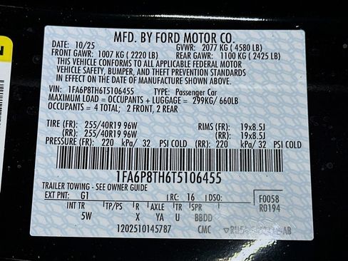 New 2026 Ford Mustang Premium RWD image 22