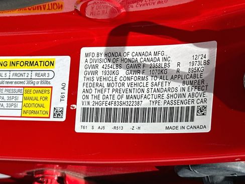Used 2025 Honda Civic Sport image 33