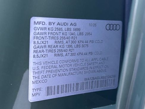 New 2025 Audi SQ5 Premium Plus image 62