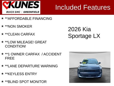 Used 2026 Kia Sportage LX FWD image 3