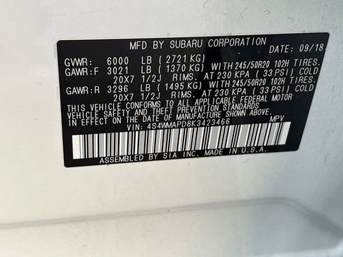 Used 2019 Subaru Ascent Limited image 19