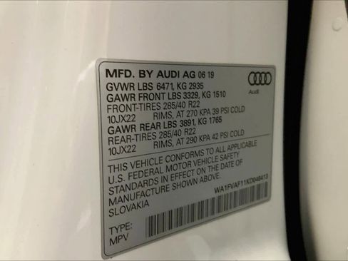 Used 2019 Audi Q8 Prestige w/ Luxury Package AWD/4WD image 33