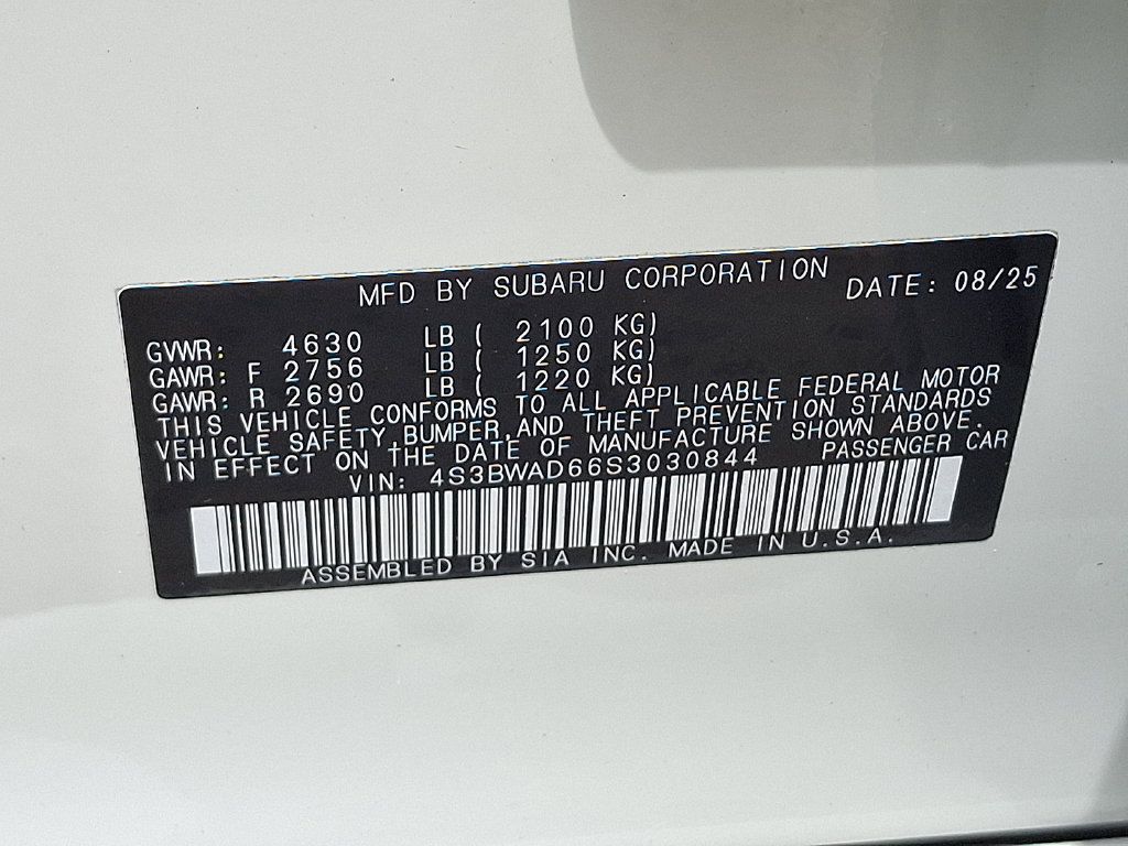 Used 2025 Subaru Legacy Premium AWD/4WD image 27
