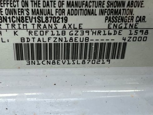 New 2025 Nissan Versa SV w/ Trunk Package image 36