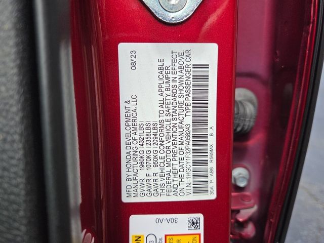 Certified 2023 Honda Accord EX image 16