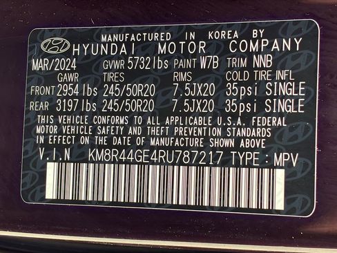 Used 2024 Hyundai Palisade SEL w/ Premium Package FWD image 30