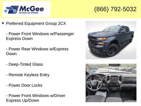 Used 2021 Chevrolet Silverado 1500 Custom Trail Boss w/ Safety Confidence Package AWD/4WD image 16